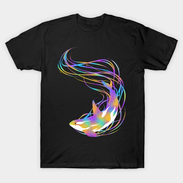 Killer Whale Colorful artistic T-Shirt by albertocubatas